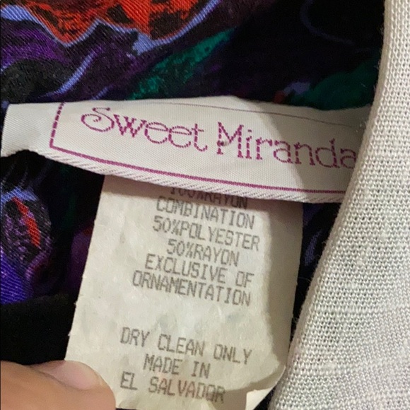 Vintage 90’s Floral Dress Sz 14 - Picture 3 of 5